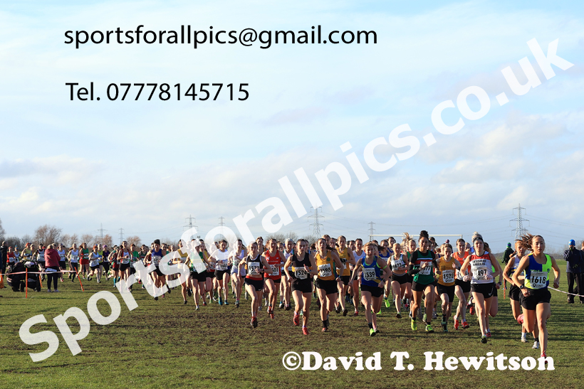 Senior Womens 2026 Northern Cross Country Champs., Pontefract Racecourse, Pontefract. Photo: David T. Hewitson/Sports for All Pics